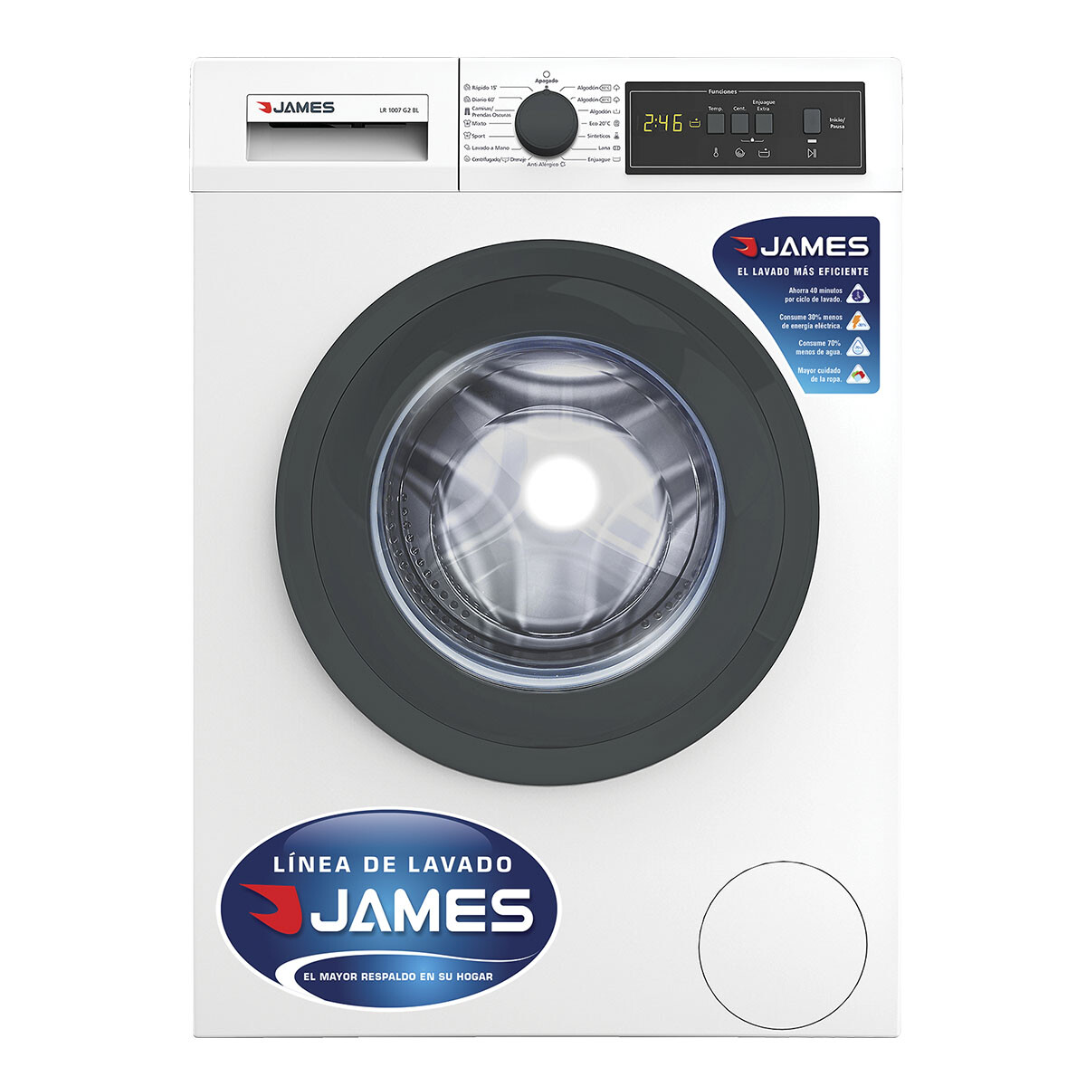 Lavarropa James LR 1007 BL 