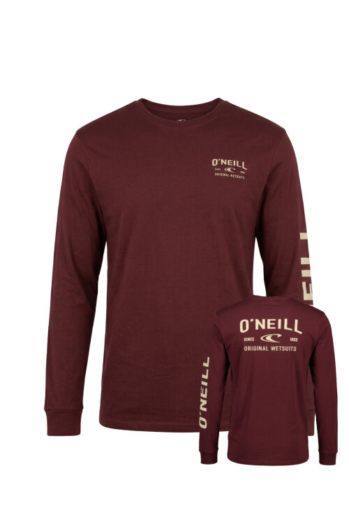 Remera Manga Larga O'Neill Essential Rojo