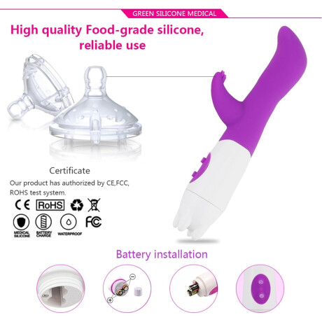 Vibrador Con Doble Estímulo Petite Piper Desing Violeta