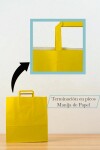 Bolsa lisa acuario 30x12x32 cm AMARILLO