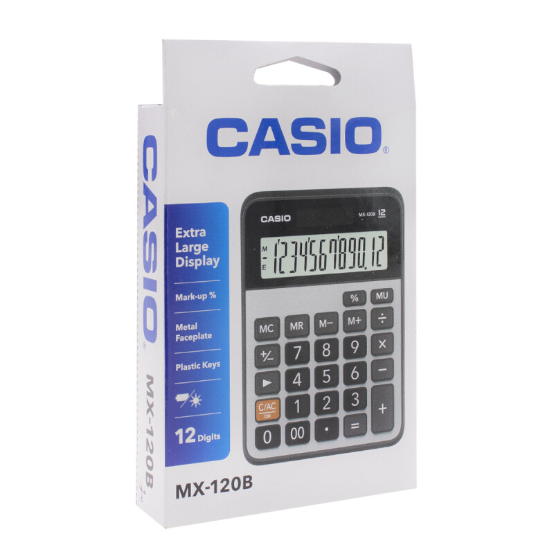 Calculadora Casio Mx-120b-w-dc Solar O A Pila Calculadora Casio Mx-120b-w-dc Solar O A Pila