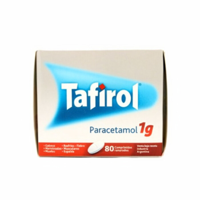 TAFIROL 1 GR. CJ X 80 COMP. única