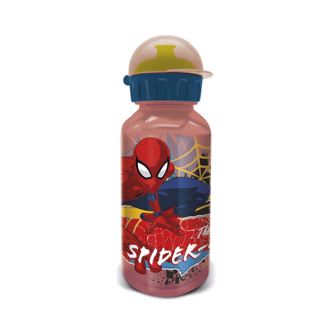 Botella plástica School Spiderman 370 ml U