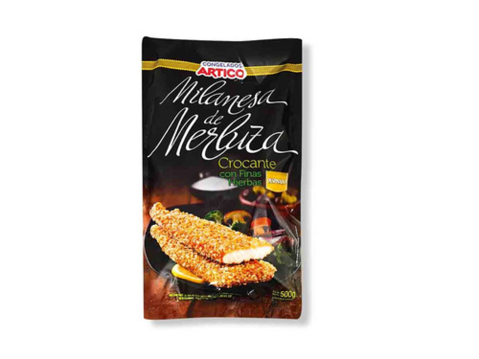 Milanesas de Merluza Finas Hierbas Artico 500 Gramos 