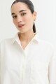 Camisa lisa rustica BLANCO