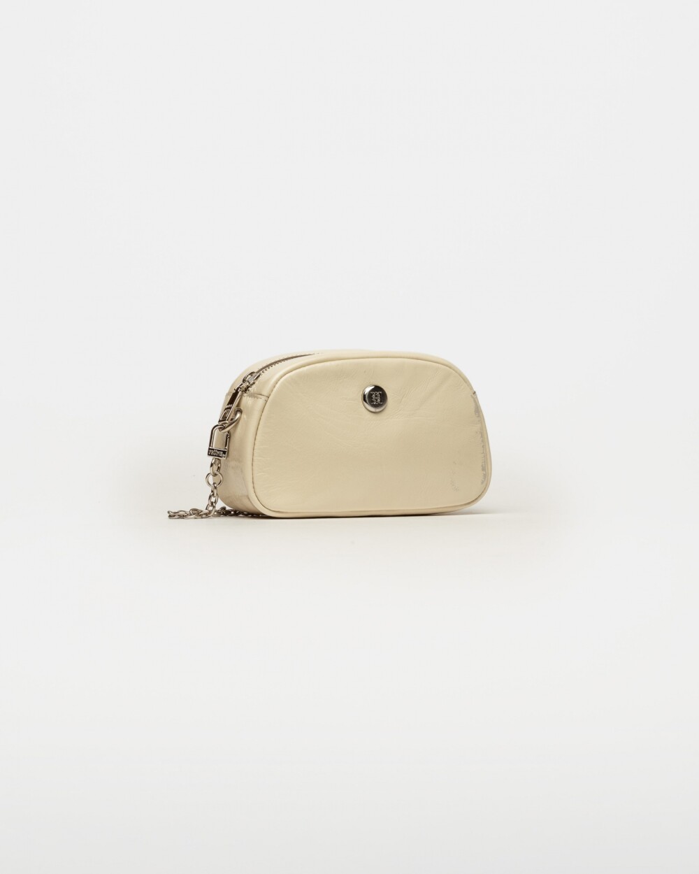 Mini bag Bonnie en cuero charol Natural