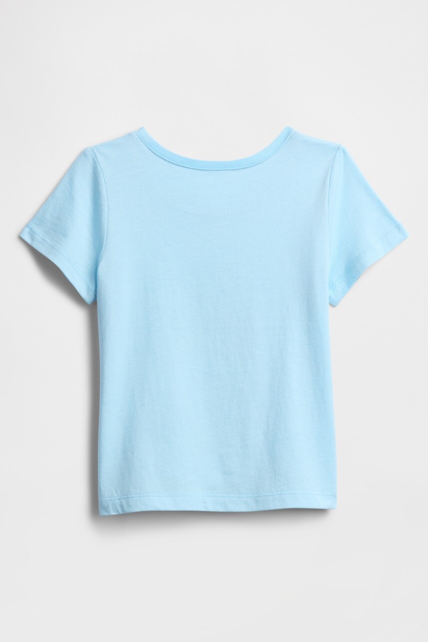 Remera Gràfico Toddler Niña Chlorine Blue