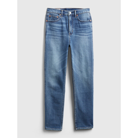 VINTAGE SLIM HR MED GLIN MEDIUM INDIGO 8