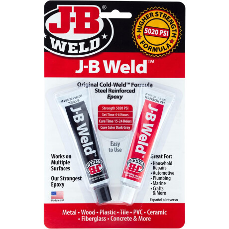 QUIMICOS VARIOS - EPOXI DE SOLDADURA FRIA, AUTOMOCION, MARINA, ETC. JB WELD QUIMICOS VARIOS - EPOXI DE SOLDADURA FRIA, AUTOMOCION, MARINA, ETC. JB WELD