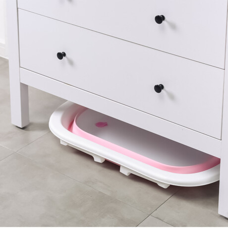 Bañito Bebé Plegable + Colchon Baby Splash Rosado