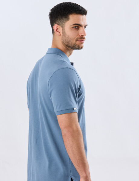 REMERA POLO LISA PIQUÉ Piedra