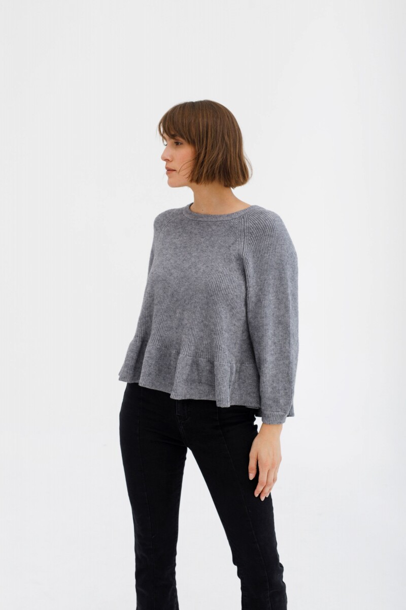 Sweater Cannoli Gris