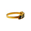Anillo Vera-Oro Bajo-Piedra Zafiro y Zirconia-AN8118 conpiedra