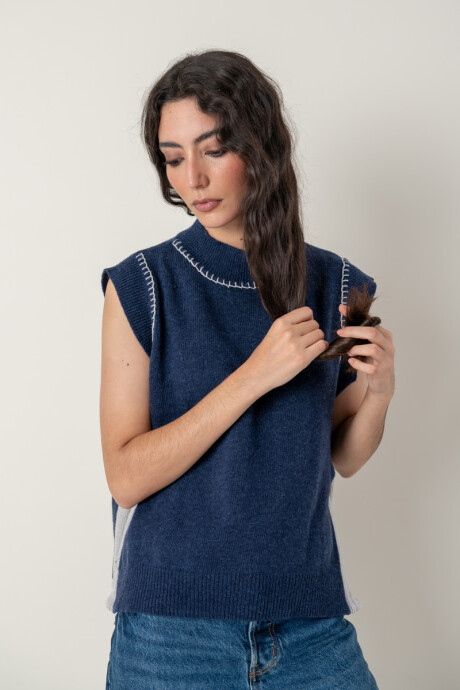 Chaleco belen Azul