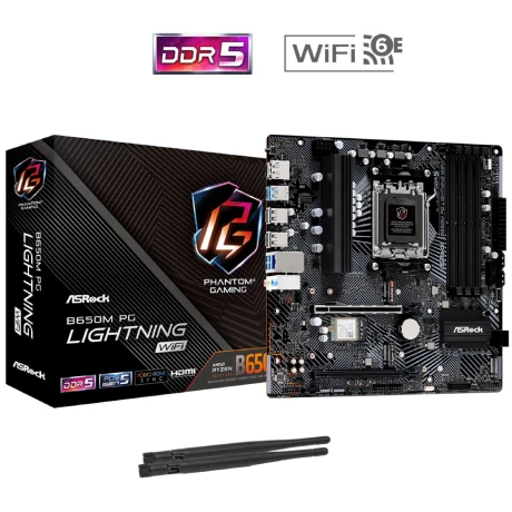 Motherboard Asrock B650M Pg Lightning Wifi D5 AM5 001