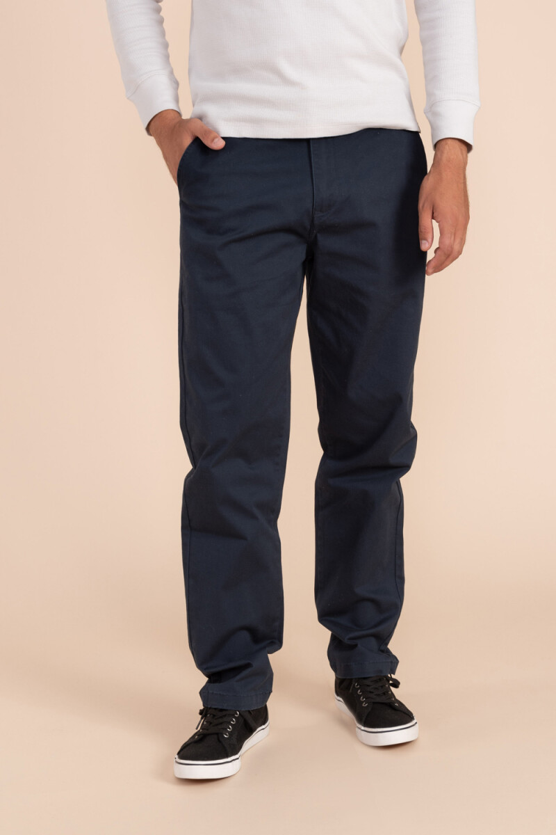 Pantalón chino Azul