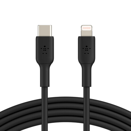 Cable BELKIN Lightning Usb - C Longitud 1M Apple- Negro Cable BELKIN Lightning Usb - C Longitud 1M Apple- Negro