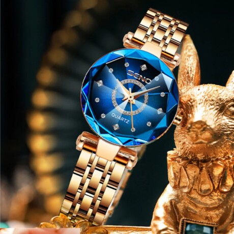 RELOJ OCEAN STAR DE LUJO AZUL