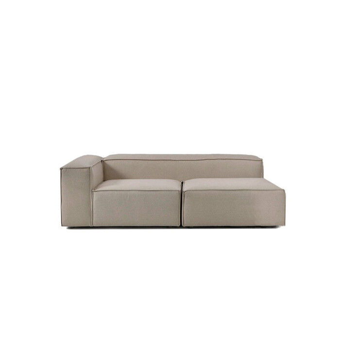 Sillón Nicole Esquinero Doble Izquierdo Gris