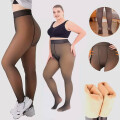 Medias Panty TÃ©rmica Con Efecto Piel Negro Talla Grande Medias Panty TÃ©rmica Con Efecto Piel Negro Talla Grande