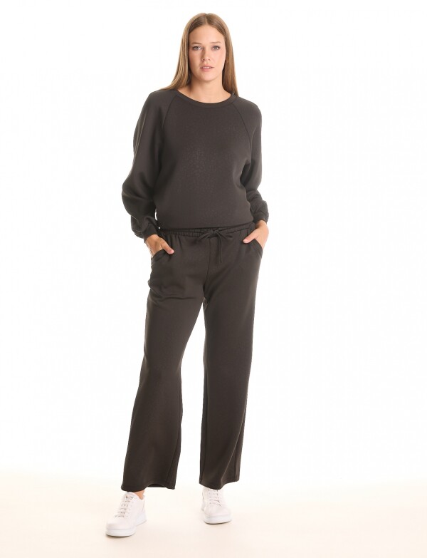 Jogger Recto Print NEGRO