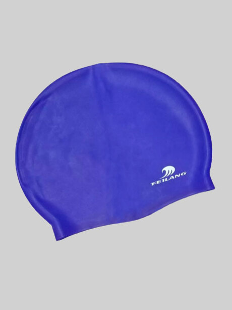 Gorra de natación de silicona Azul Francia