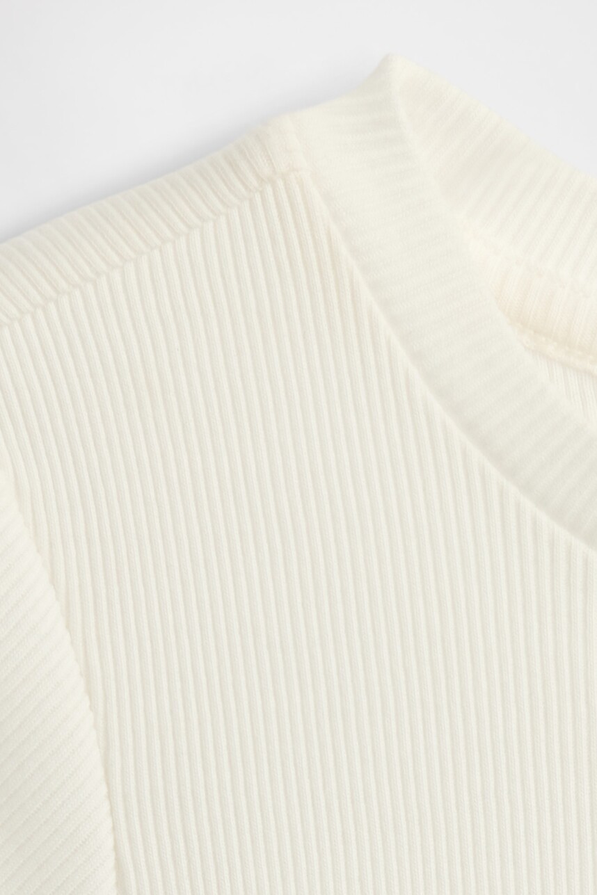 Remera Pointelle Toddler Niña New Off White