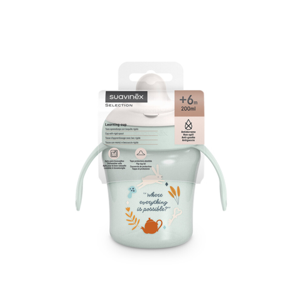 Vaso Learing Cup Suavinex Verde agua