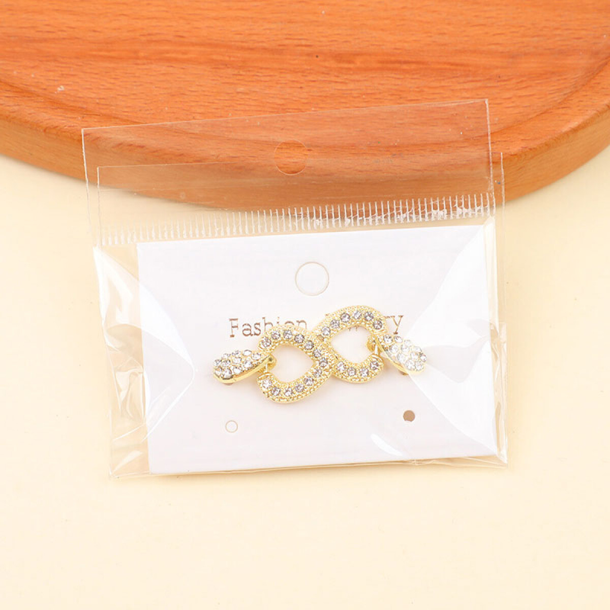 Aretes brillantes corazones (OW555) - Aretes Brillantes Corazones (ow555) 