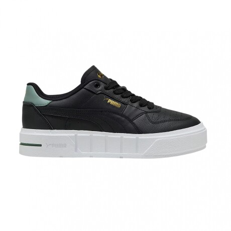 Championes Puma Cali Court Black/White/Green