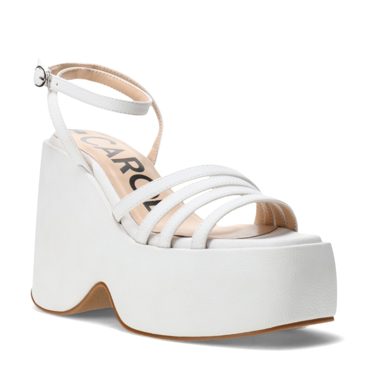 Sandalias de Mujer Miss Carol SEOUL con plataforma - Blanco 