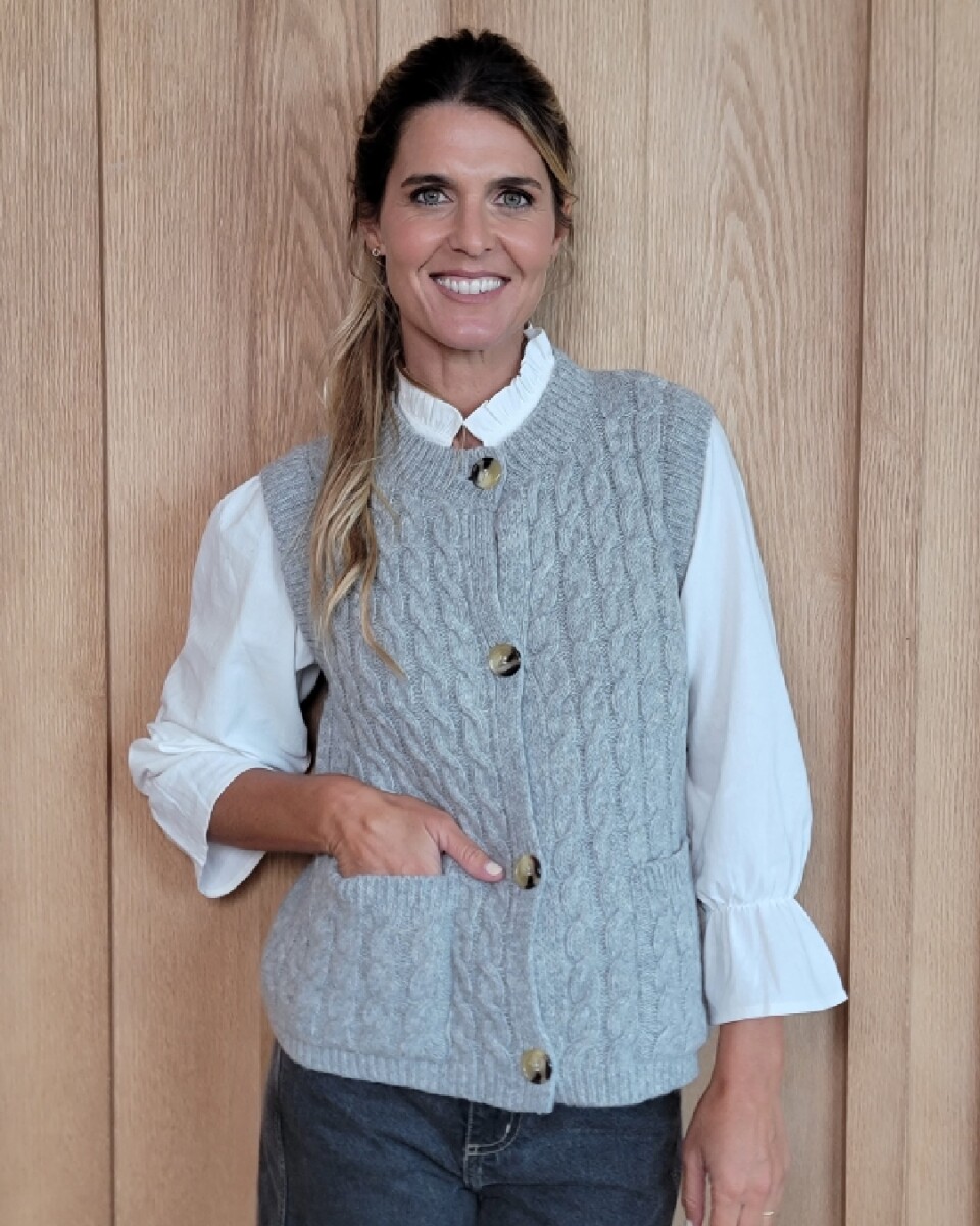 Chaleco Calafate - Gris Melange 