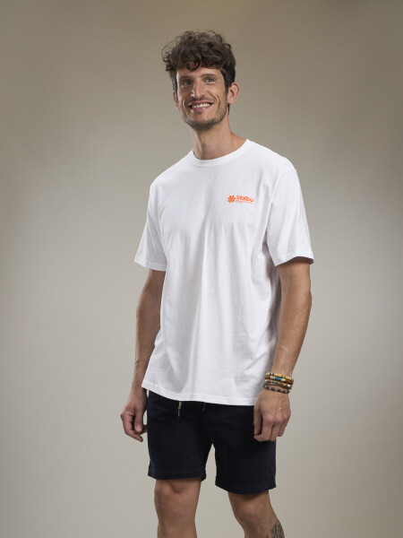 T-SHIRT MALIBU BLANCO