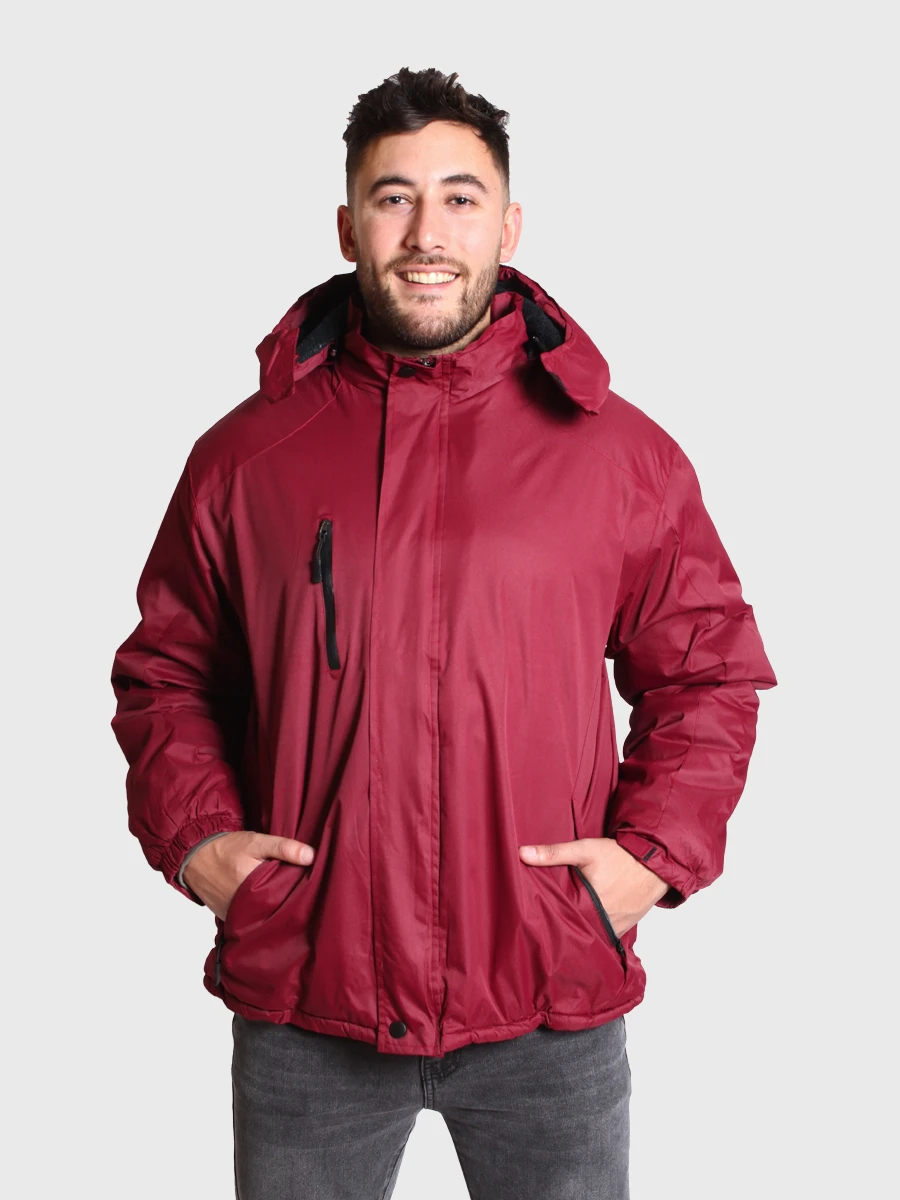 Campera de Lluvia con Forro - Bordo 