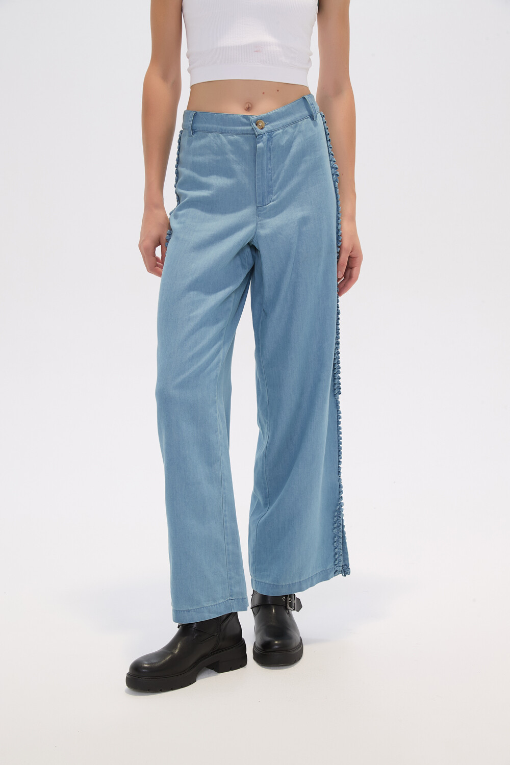 Pantalon Boliner Azul Claro