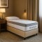 Sommier 1 Plaza THM Rhodium 80X185 Beige