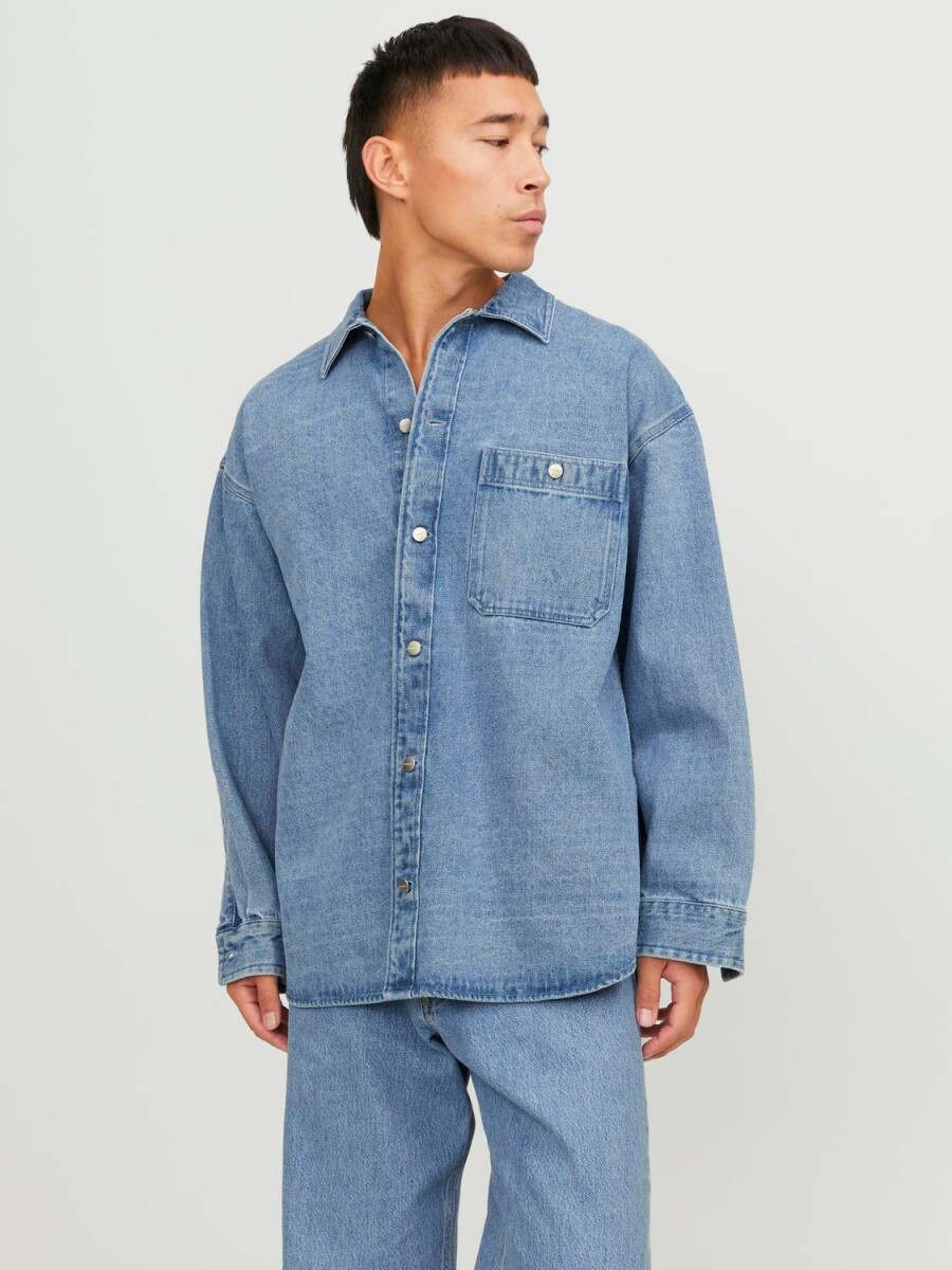 Sobrecamisa Santorini Denim - Light Blue Denim 