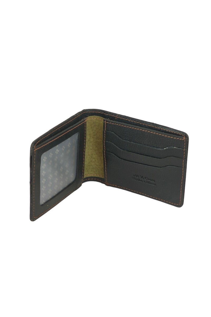 Billetera de hombre al corte clasica Verde