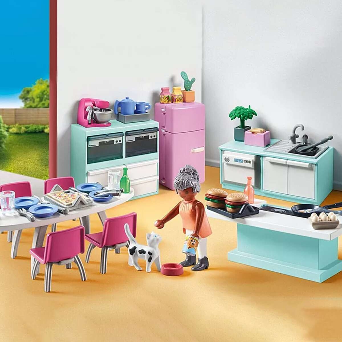 Cocina Y Comedor De Casa Playmobil - 105 Piezas 