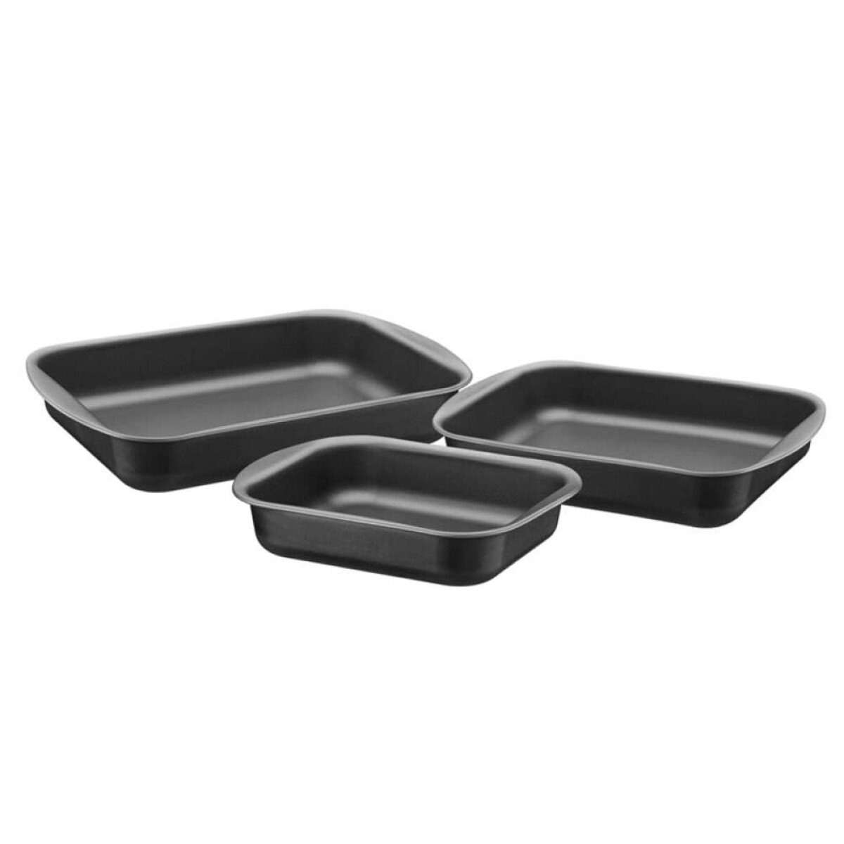 "Juego De Fuente Rectangular Modelo Brasil - 3 Piezas 