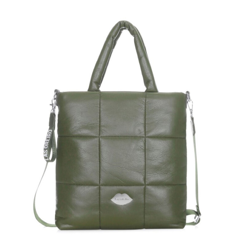 Cartera de Mujer Las Oreiro Capitoneada Verde