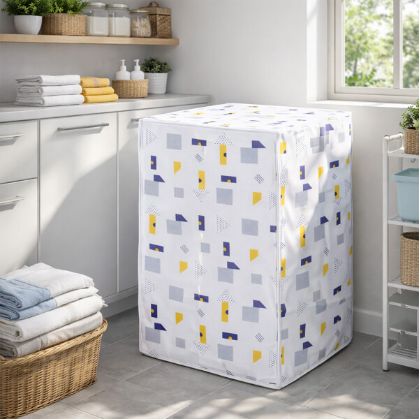 Funda Cubre Protector Lavarropas Carga Frontal Impermeable Diseño 1