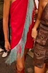 Tropical Dress Rojo / Celeste