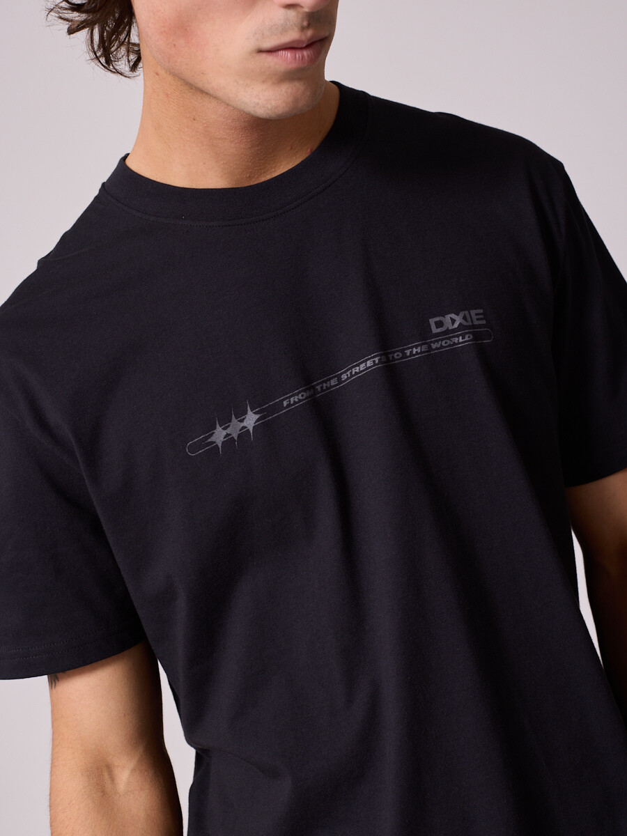 T-SHIRT CASIN DIXIE Negro