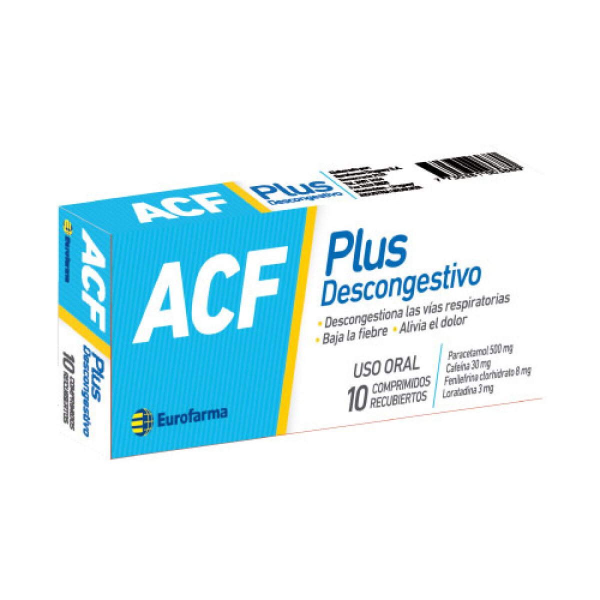 Acf Plus Descongestivo x 10 COM 