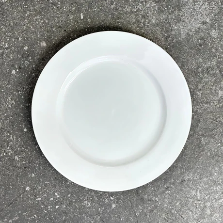 Plato Postre Porcelana Blanca Ø 20CM Plato Postre Porcelana Blanca Ø 20CM