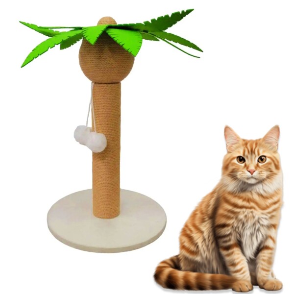 Juguete Rascador Palmera Arbol Para Gato Pom Pom Mascotas Juguete Rascador Palmera Arbol Para Gato Pom Pom Mascotas