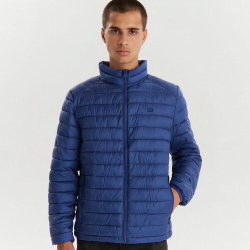 Campera Hombre C/Capucha Nylon Abrigo Levi's Azul