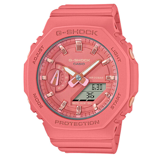 Reloj CASIO G-SHOCK GMAS2100-4A2DR en Resina Rosado Esfera 43mm 0
