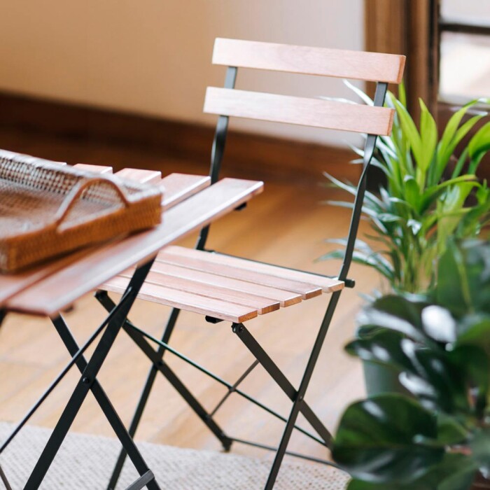 Set Bistró para Balcón Plegable (Mesa + 2 Sillas) Set Bistró para Balcón Plegable (Mesa + 2 Sillas)